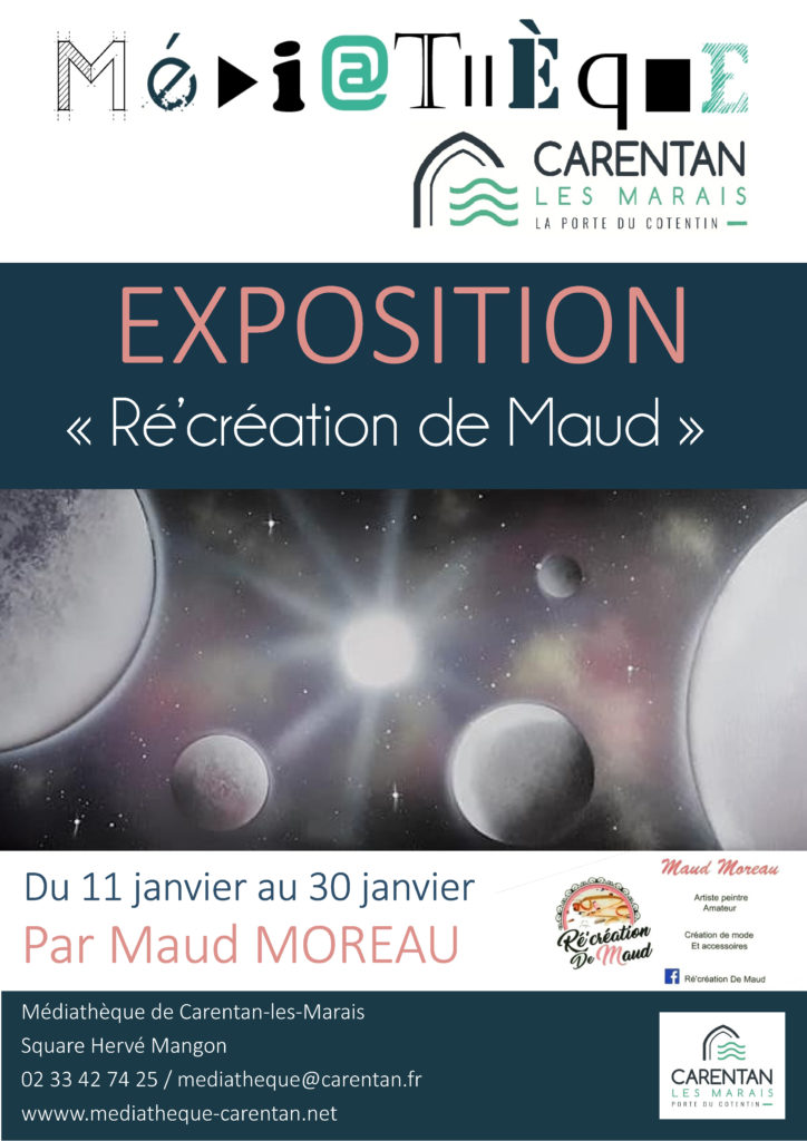 affiche Expo Moreau Maud