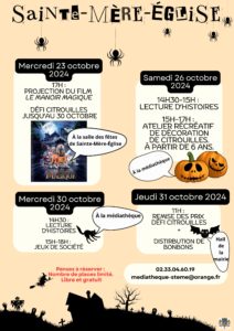 Affiche animations octobre