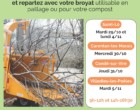 Opération broyage à la déchèterie de Carentan